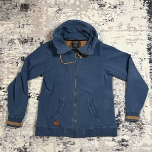 Kimes Ranch Augier Jacket Womens Sz XL Blue Cotton Full Zip Western Mock Neck